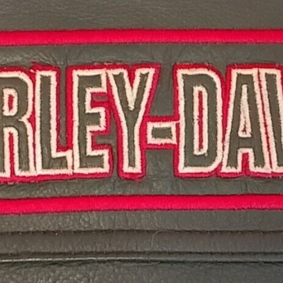 Women's Medium M Harley-Davidson Leather Jacket Embroidered - Picture 5 of 9
